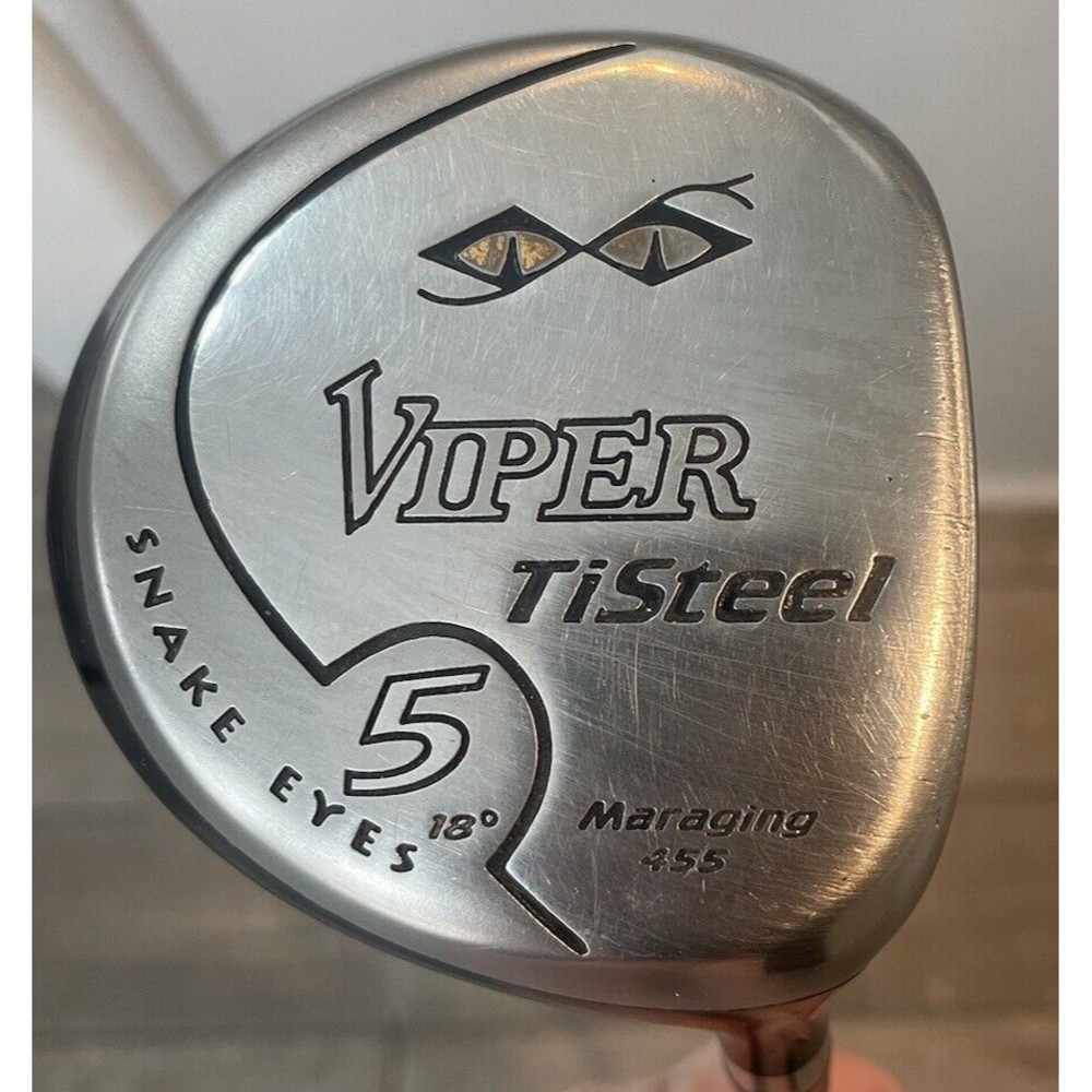 Snake Eyes Viper TiSteel Fairway 5 Wood 18 degree RH
